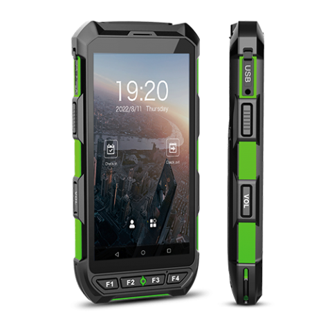 Terminal de Pointage Mobile Hybride Biométrique et QR Code Écran Tactile LCD  5,5" Horus H1